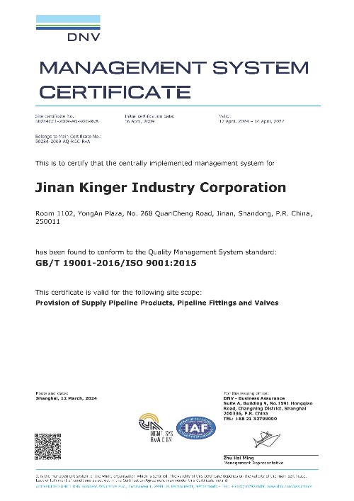 ISO 9001-2015 Certificate