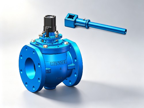 AWWA C517 Eccentric Plug Valve FLG x FLG Ends With Direct Nuts (KPL175-CNT)